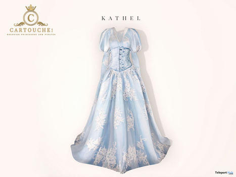 Kathel Gown February 2023 Group Gift by Cartouche! | Teleport Hub - Second Life Freebies | Second Life Freebies | Scoop.it