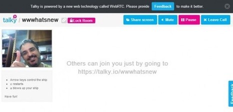 Talky, una forma de hacer videoconferencias vía web, y compartir pantalla, sin instalar nada | herramientas colaborativas | Scoop.it