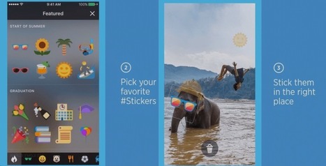 Twitter debuting stickers that act like hashtags for photos | Creative teaching and learning | Scoop.it