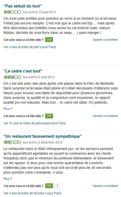 E-r&eacute;putation : les avis n&eacute;gatifs en ligne | L'E-R&eacute;putation | Scoop.it
