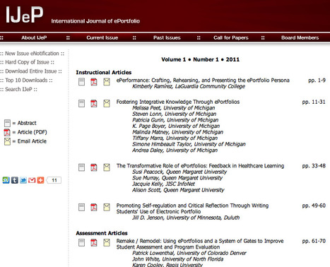 IJeP :: Current Issue :: Volume 1 - Number 1 - 2011 | Digital Delights | Scoop.it