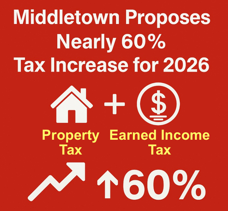 Middletown Proposes Nearly a 60% Tax Hike in 2026 | Newtown News of Interest | Scoop.it