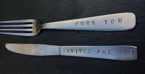 Not Politically Correct Engraving Stainless Steel Cutlery | 1001 Recycling Ideas ! | Scoop.it