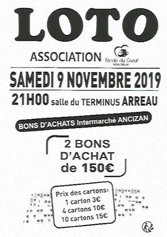 Loto pour l'École du Coeur à Arreau le 9 novembre | Vallées d'Aure & Louron - Pyrénées | Scoop.it
