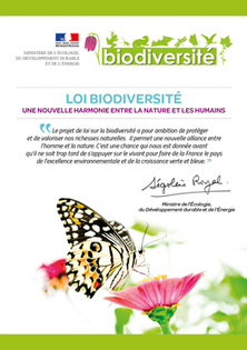 Projet de loi biodiversité : une nouvelle harmonie entre la nature et les humains - Ministère du Développement durable | Biodiversité | Scoop.it