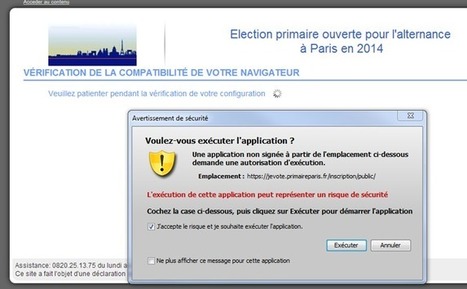 Primaire UMP Paris : un vote par Internet très opaque | Libertés Numériques | Scoop.it