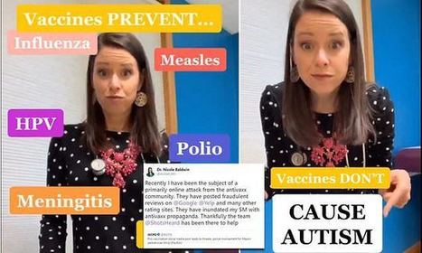 Pediatrician gets DEATH THREATS after posting video on TikTok saying vaccines don't cause autism  | Daily | Hésitations Vaccinales: Observatoire HESIVAXs | Scoop.it