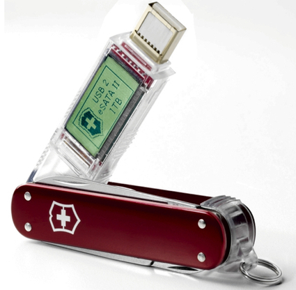 1TB USB stick shoved into Swiss Army knife • The Register | Technology and Gadgets | Scoop.it
