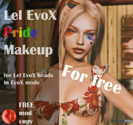 Lelutka EvoX Pride Makeup June 2021 Gift by Geddins-Swot | Teleport Hub - Second Life Freebies | Second Life Freebies | Scoop.it