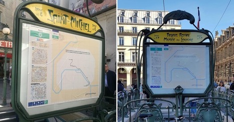 Ils d&eacute;tournent le plan de #m&eacute;tro de #Paris pour n'afficher que les #stations #accessibles aux personnes #handicap&eacute;es | RSE et D&eacute;veloppement Durable | Scoop.it