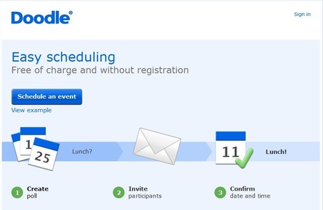 Doodle: easy scheduling | Latest Social Media News | Scoop.it
