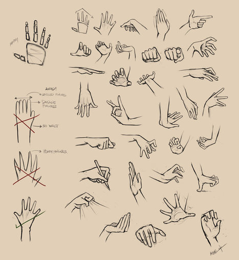 Tutorial How To Draw Anime Hand by art-germ on DeviantArt