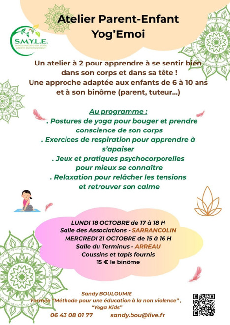 Yoga parents/enfants &agrave; Sarrancolin le 18 octobre et &agrave; Arreau le 21 octobre | Vall&eacute;es d'Aure & Louron - Pyr&eacute;n&eacute;es | Scoop.it