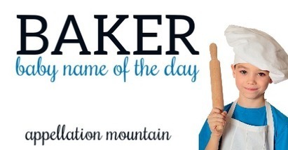 Baker: Baby Name of the Day | Name News | Scoop.it