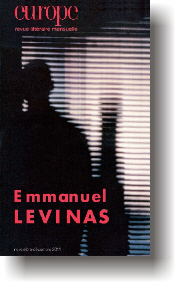 Le nouveau numéro d'Europe, consacré à Emmanuel Levinas | Revues | Scoop.it