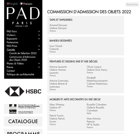 Commission d’Admission des Objets 2022 | PAD Paris - PAD Fairs | Jean Prouvé at Galerie 47 | Scoop.it