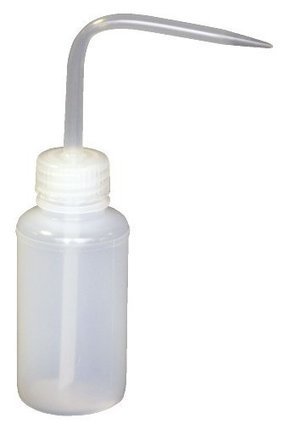 Vestil BTL-WW-16 Wide Mouth Low Density Polyethylene Round Squeeze Wash Bottle with Wide Neck and Clear Cap Translucent 16 oz Capacity LDPE 