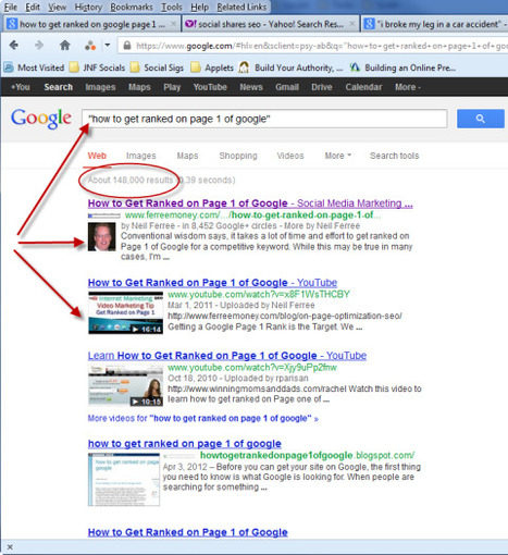 How to Get Ranked on Page 1 of Google | Information Technology & Social Media News | Scoop.it