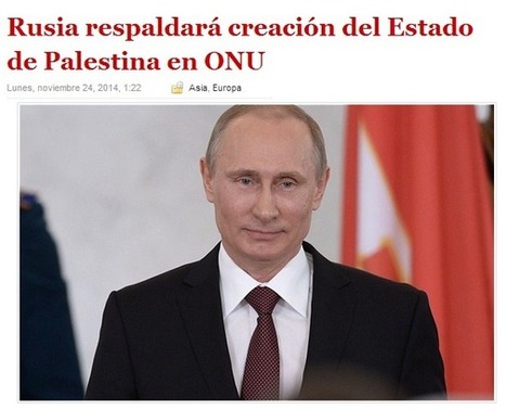 Rusia respaldará creación del Estado de Palestina en ONU , mientras Alemania se opone | La R-Evolución de ARMAK | Scoop.it