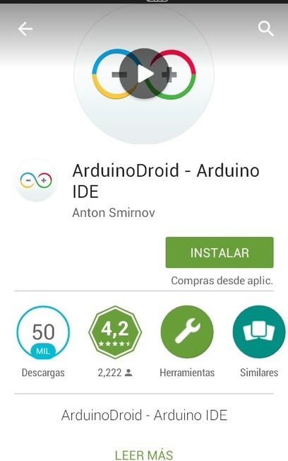 ArduinoDroid UNA APLICACIÓN PARA PROGRAMAR TARJETAS ARDUINO DESDE DISPOSITIVOS ANDROID | tecno4 | Scoop.it