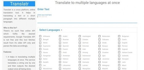 Una web para traducir un texto en varios otros idiomas con un solo click | TIC & Educación | Scoop.it