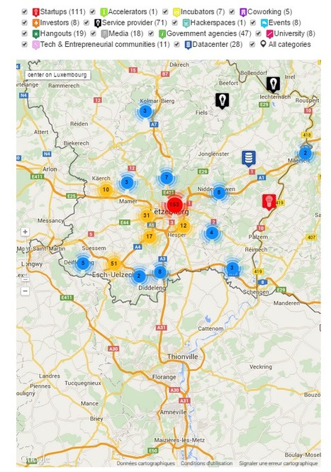 Startup Map | Silicon Luxembourg | eLEADERship | ICT | Luxembourg (Europe) | Scoop.it