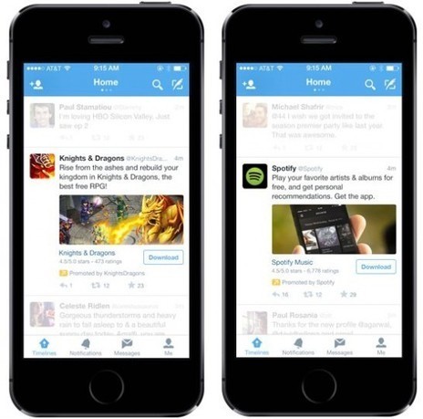 Bientôt des publicités dans vos fils Twitter - Le Journal du Geek | Smartphones et réseaux sociaux | Scoop.it