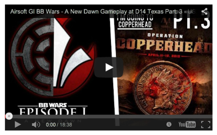 Airsoft GI BB Wars - A New Dawn Gameplay at D14 Texas Part: 3 - USAirsoft - I'm Going to COPPERHEAD! | Thumpy's 3D House of Airsoft™ @ Scoop.it | Scoop.it