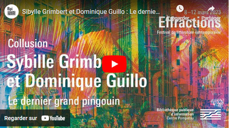 Rencontre entre Dominique GUILLO et Sibylle GRIMBERT à la BPI : Le dernier grand pingouin | les eNouvelles | Scoop.it