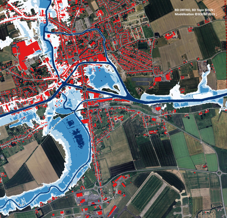 Mise en place d&rsquo;une m&eacute;thodologie combinant mod&eacute;lisation hydraulique 2D et images satellites pour la d&eacute;finition du champ maximal d&rsquo;inondations et des hauteurs de submersions | Regards crois&eacute;s sur la transition &eacute;cologique | Scoop.it