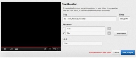 Sign up for Beta Feature from YouTube: Add Quizzes to your Videos | iGeneration - Humane Use of Technology in an AI world (Pedagogy & Digital Innovation) | Scoop.it