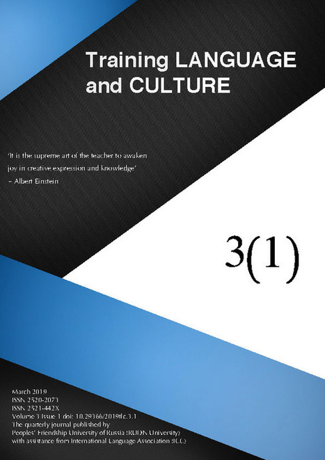 Training Language and Culture Journal &ndash; ICC | eflclassroom | Scoop.it