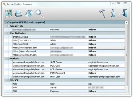 PasswdFinder: recupera tus contrase&ntilde;as de forma gratuita | Aplicaciones y Herramientas . Software de Dise&ntilde;o | Scoop.it