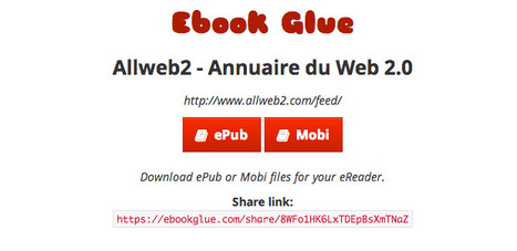 Ebook Glue. Convertir un blog en ebook. | Time to Learn | Scoop.it