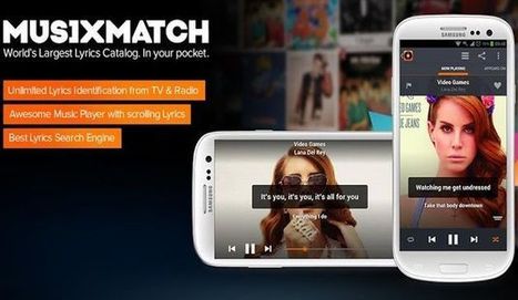 musiXmatch, pon letra a la m&uacute;sica que escuchas en cualquier dispositivo | TIC & Educaci&oacute;n | Scoop.it