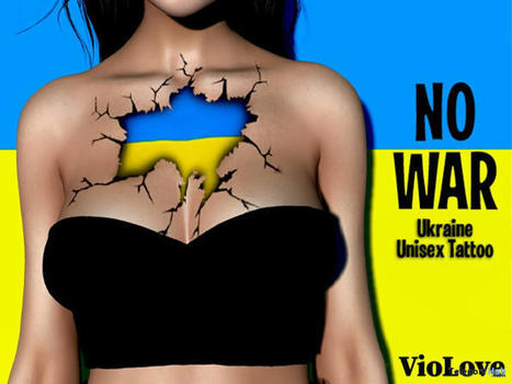 Ukraine Unisex BOM Tattoo March 2022 Gift by VioLove | Teleport Hub - Second Life Freebies | Second Life Freebies | Scoop.it