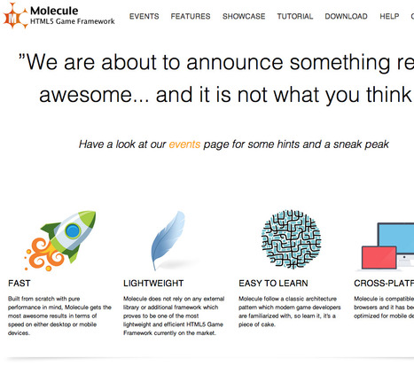 Molecule - HTML5 Game Framework | CSS3 & HTML5 | Scoop.it