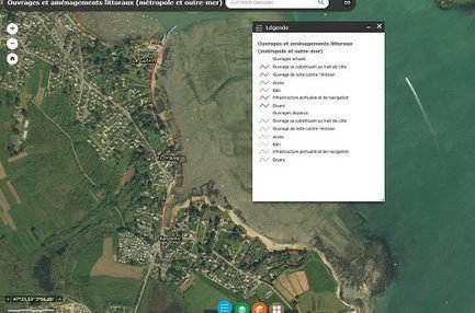 Une cartographie des ouvrages et aménagements littoraux réalisée par le Cerema | Biodiversité | Scoop.it