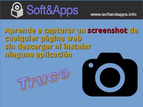 Cómo capturar screenshots de sitios web desde el navegador | TIC & Educación | Scoop.it