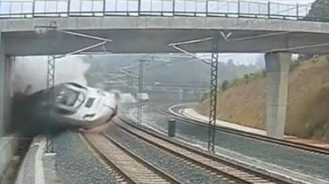 Vidéo : l'accident de train en Espagne filmé par une caméra de surveillance | Tout le web | Scoop.it