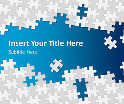 Puzzle Pieces PowerPoint Template | Free Business PowerPoint Templates | Scoop.it