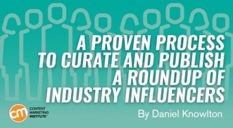 A Proven Process to Curate and Publish a Roundup of Industry Influencers | digital marketing strategy | Scoop.it