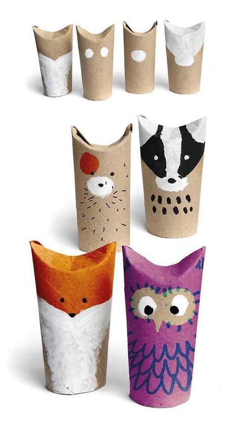 Easy Crafts With Upcycled Toilet Paper Rolls | 1001 Recycling Ideas ! | Scoop.it