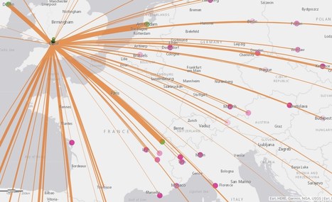 Creating flow line maps in ArcGIS Online | TunstallGeog Skills and revision skills (AQA A-level Geography - useful for whole course) | Scoop.it