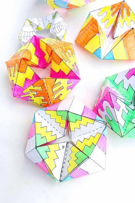 Paper Toys: Flextangles - Babble Dabble Do | A BRINCAR TAMB&Eacute;M SE APRENDE | Scoop.it