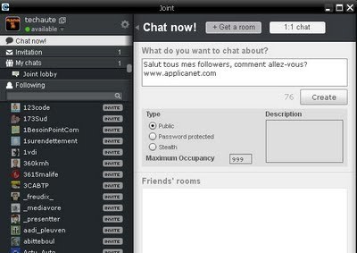 Joint.im: Comment chatter sur Twitter sans utiliser Twitter? ~ Applications du Net | Freewares | Scoop.it