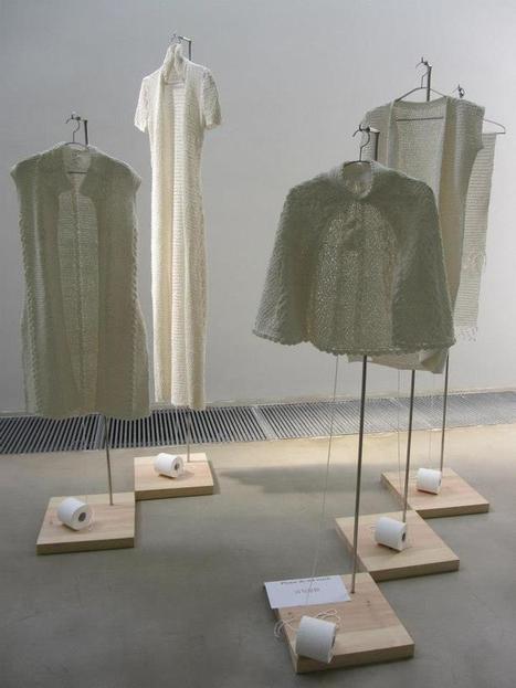 Wang Lei: Knitting toilet paper | Art Installations, Sculpture, Contemporary Art | Scoop.it