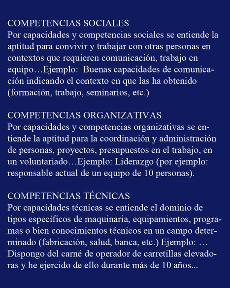 El curriculum vitae, mejor por competencias III - Donde Hay Trabajo | TIC-TAC_aal66 | Scoop.it