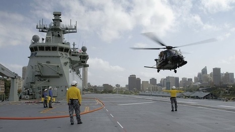 La Marine australienne pr&eacute;pare les essais d'h&eacute;licopt&egrave;res sur son nouveau LHD Canberra programm&eacute;s en mars 2015 | Newsletter navale | Scoop.it