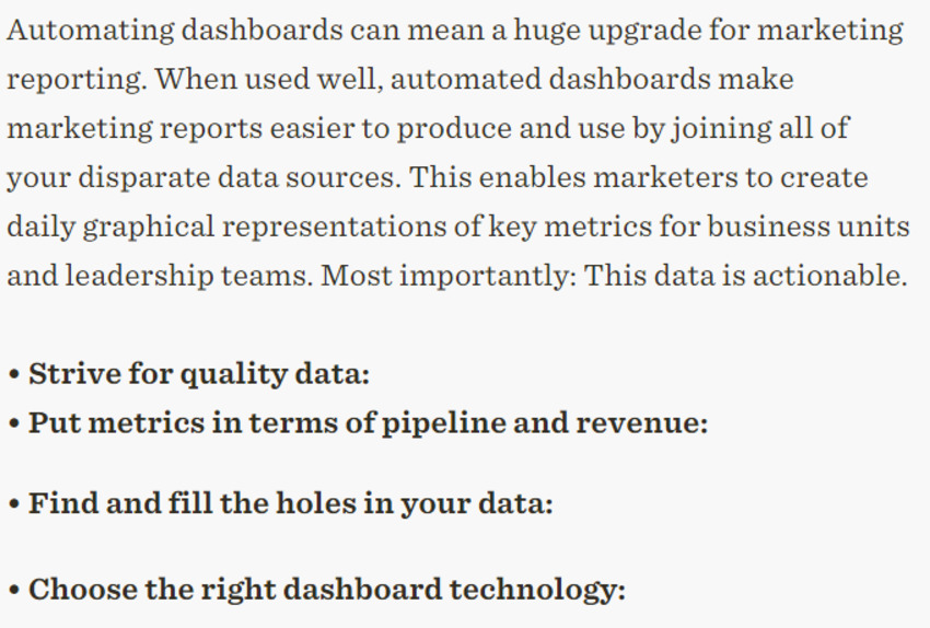 Dashboards: Distilling Data Into Marketing Wisdom - CMO.com | The MarTech Digest | Scoop.it